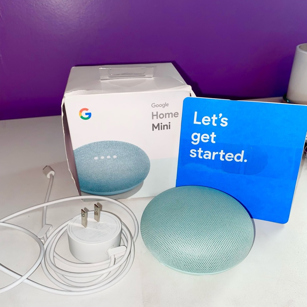 Google Home Mini Aqua